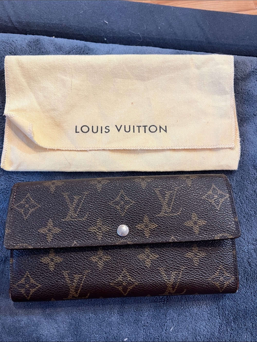 Louis Vuitton Brown Monogram Snap Wallet